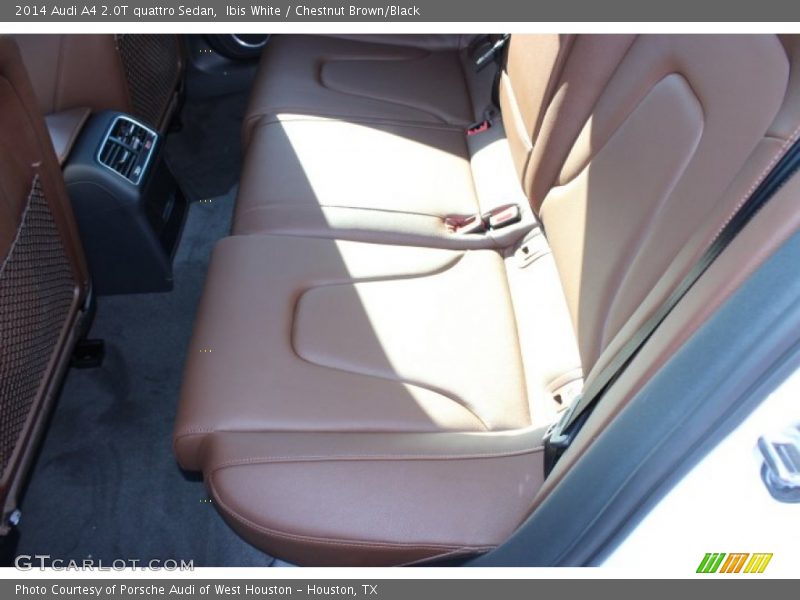 Ibis White / Chestnut Brown/Black 2014 Audi A4 2.0T quattro Sedan