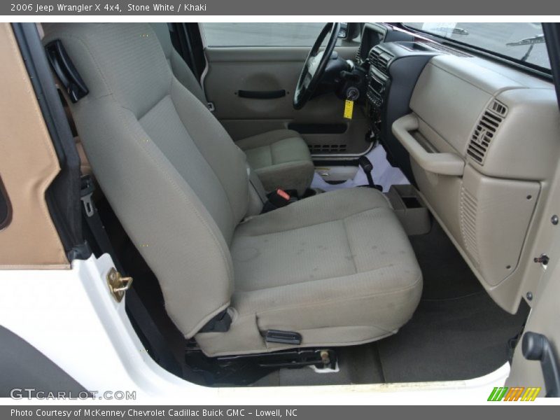 Stone White / Khaki 2006 Jeep Wrangler X 4x4