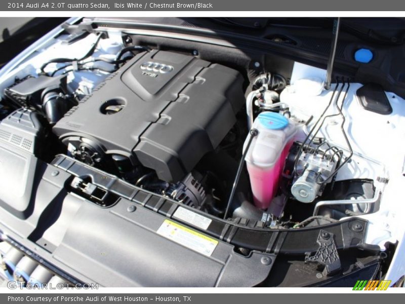 Ibis White / Chestnut Brown/Black 2014 Audi A4 2.0T quattro Sedan