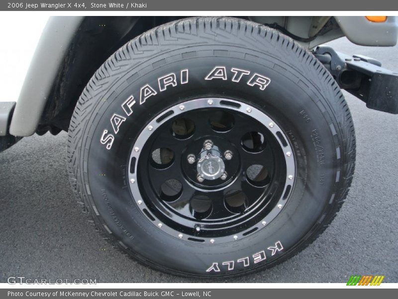 Custom Wheels of 2006 Wrangler X 4x4