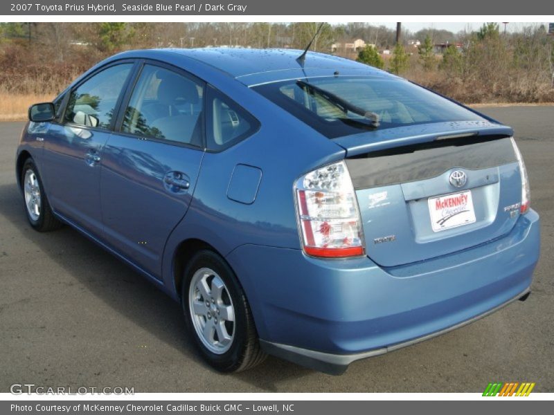 Seaside Blue Pearl / Dark Gray 2007 Toyota Prius Hybrid