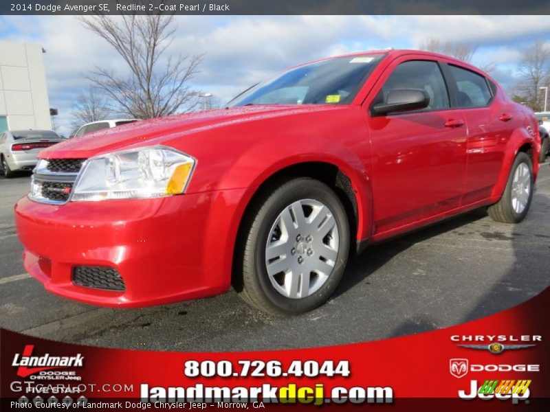 Redline 2-Coat Pearl / Black 2014 Dodge Avenger SE
