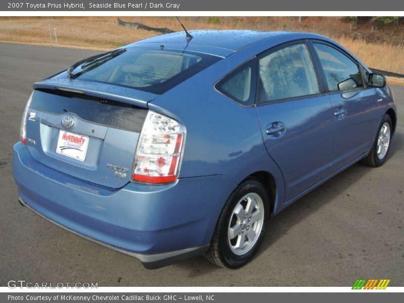 Seaside Blue Pearl / Dark Gray 2007 Toyota Prius Hybrid