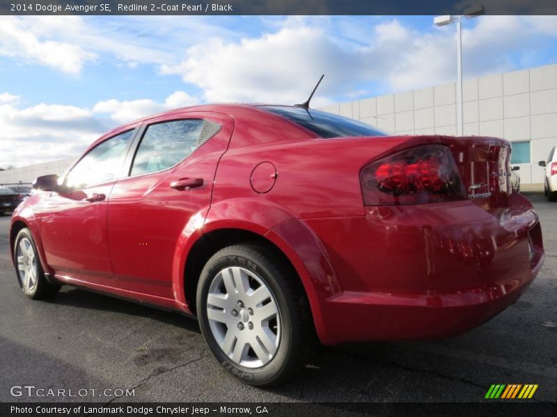 Redline 2-Coat Pearl / Black 2014 Dodge Avenger SE