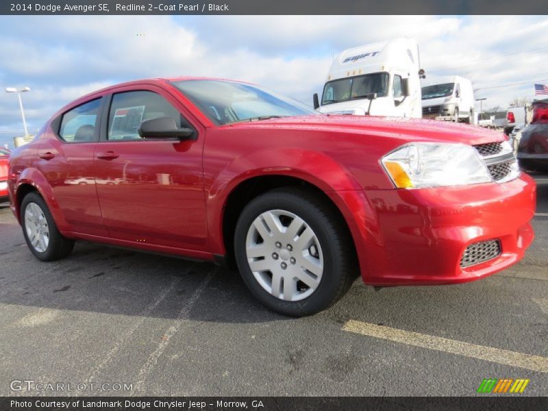 Redline 2-Coat Pearl / Black 2014 Dodge Avenger SE
