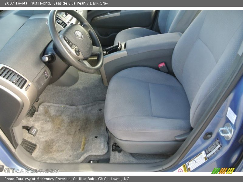 Seaside Blue Pearl / Dark Gray 2007 Toyota Prius Hybrid