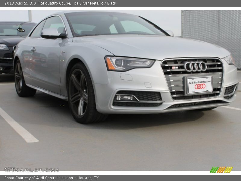 Ice Silver Metallic / Black 2013 Audi S5 3.0 TFSI quattro Coupe