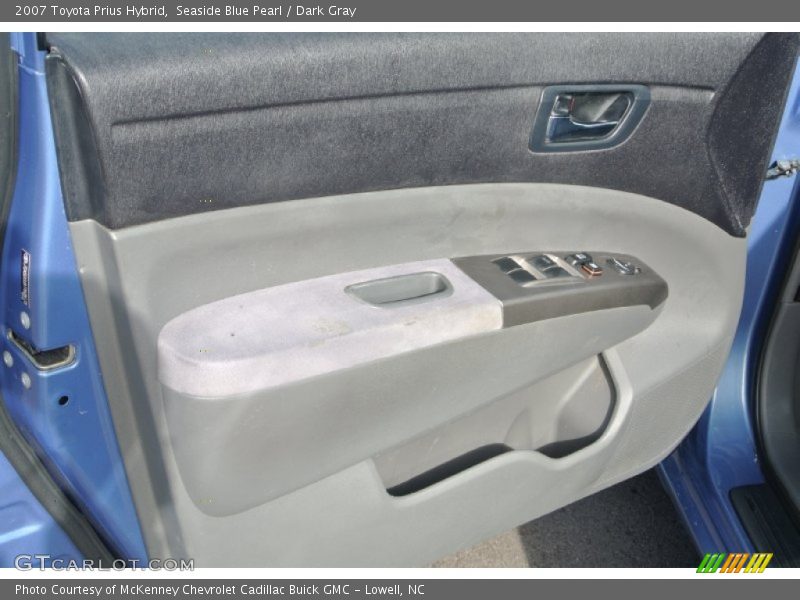 Seaside Blue Pearl / Dark Gray 2007 Toyota Prius Hybrid