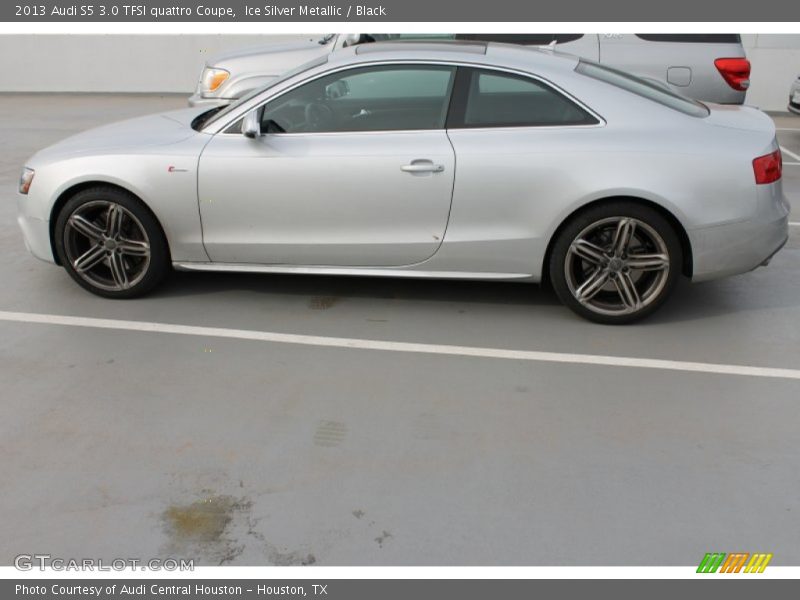 Ice Silver Metallic / Black 2013 Audi S5 3.0 TFSI quattro Coupe