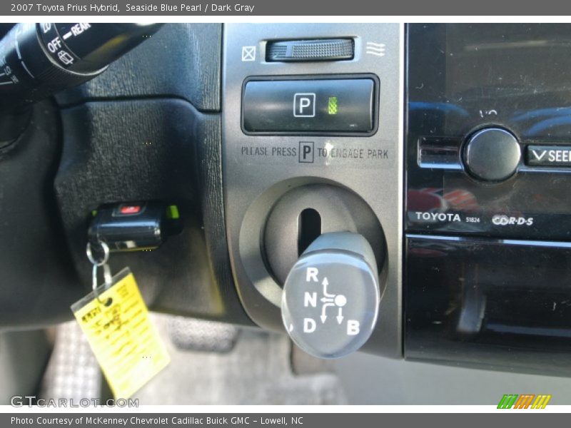 Seaside Blue Pearl / Dark Gray 2007 Toyota Prius Hybrid