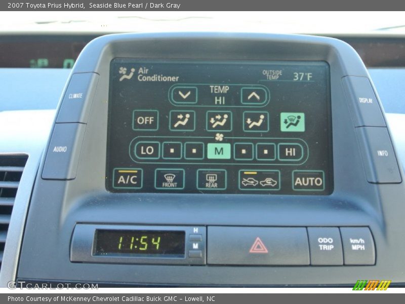 Seaside Blue Pearl / Dark Gray 2007 Toyota Prius Hybrid