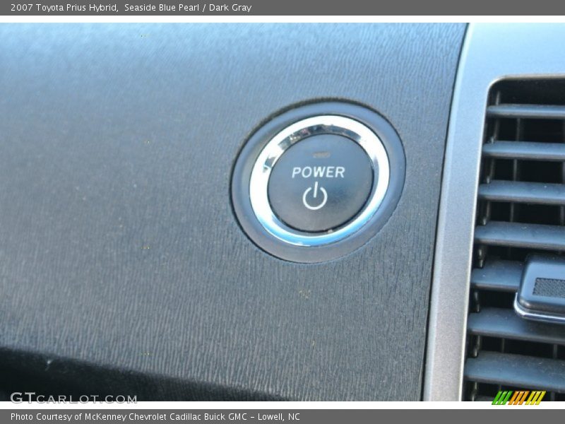 Seaside Blue Pearl / Dark Gray 2007 Toyota Prius Hybrid