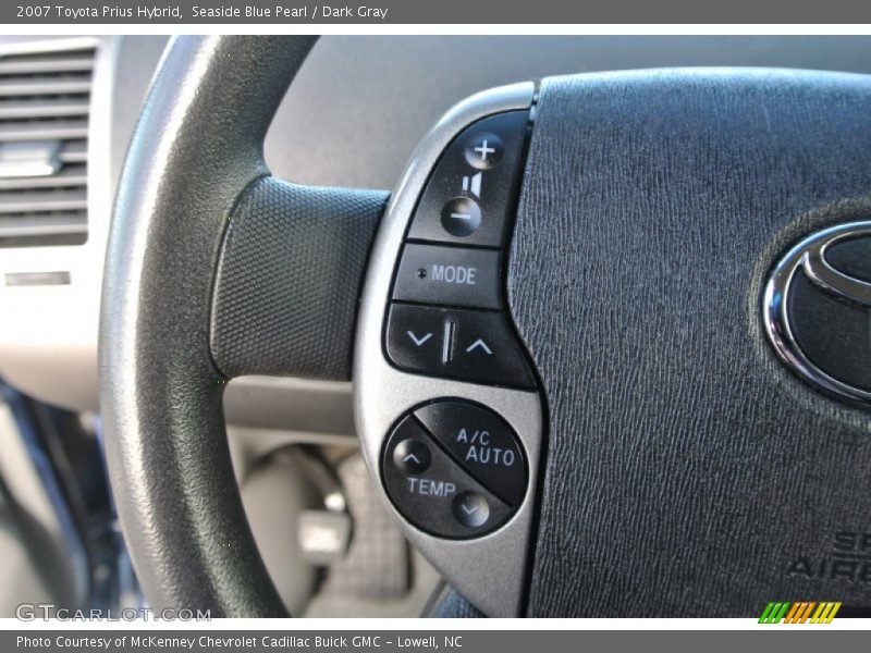 Seaside Blue Pearl / Dark Gray 2007 Toyota Prius Hybrid