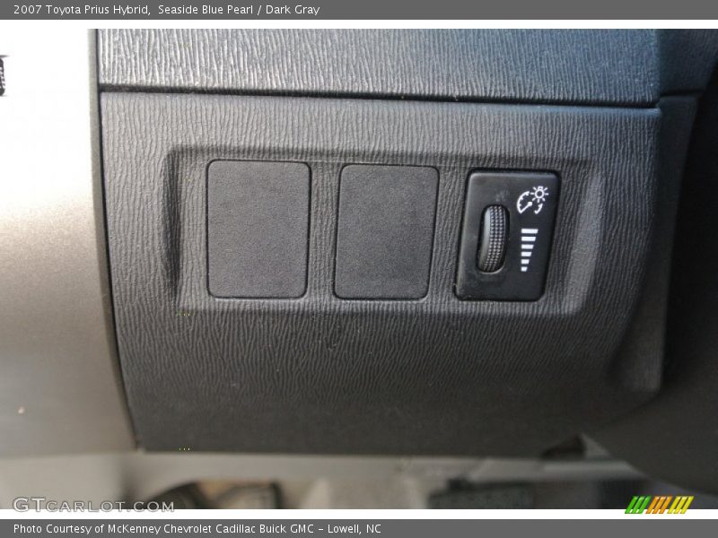 Seaside Blue Pearl / Dark Gray 2007 Toyota Prius Hybrid
