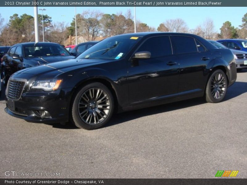 Phantom Black Tri-Coat Pearl / John Varavatos Limited Black/Pewter 2013 Chrysler 300 C John Varvatos Limited Edition