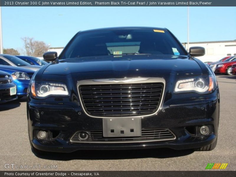 Phantom Black Tri-Coat Pearl / John Varavatos Limited Black/Pewter 2013 Chrysler 300 C John Varvatos Limited Edition