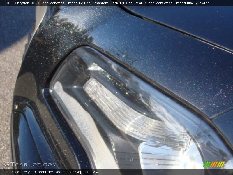 Phantom Black Tri-Coat Pearl / John Varavatos Limited Black/Pewter 2013 Chrysler 300 C John Varvatos Limited Edition