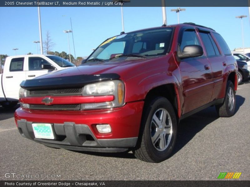 Medium Red Metallic / Light Gray 2005 Chevrolet TrailBlazer LT