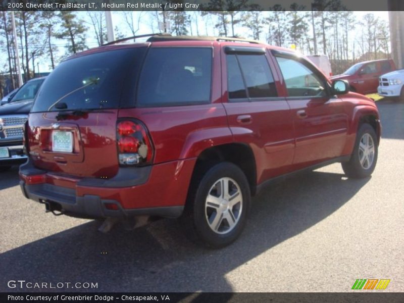 Medium Red Metallic / Light Gray 2005 Chevrolet TrailBlazer LT
