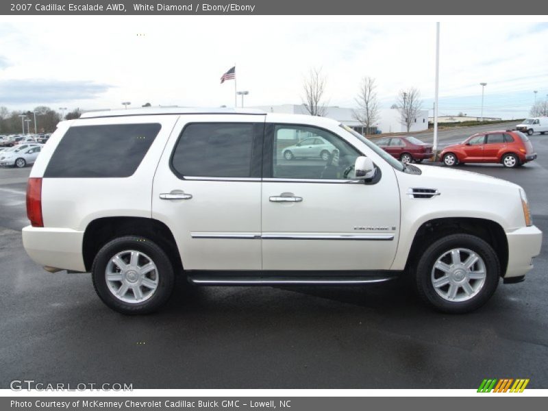 White Diamond / Ebony/Ebony 2007 Cadillac Escalade AWD