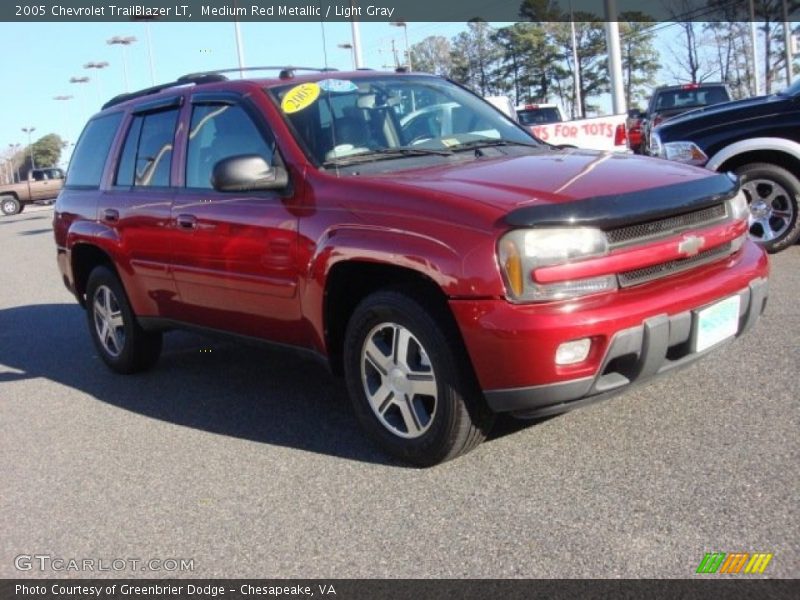 Medium Red Metallic / Light Gray 2005 Chevrolet TrailBlazer LT