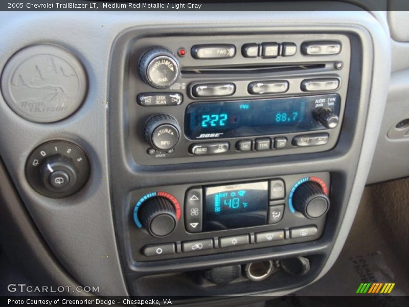 Medium Red Metallic / Light Gray 2005 Chevrolet TrailBlazer LT