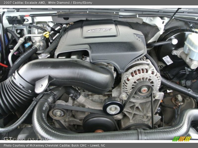 White Diamond / Ebony/Ebony 2007 Cadillac Escalade AWD