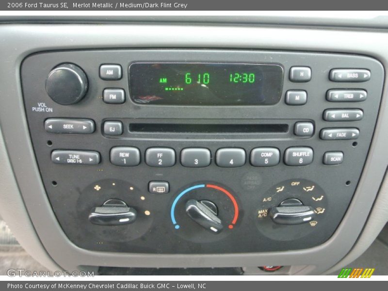 Merlot Metallic / Medium/Dark Flint Grey 2006 Ford Taurus SE