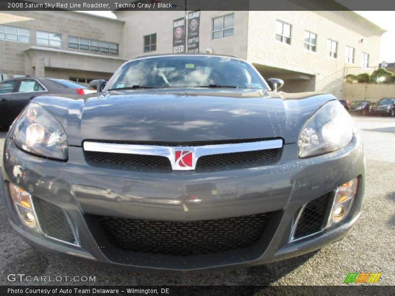 Techno Gray / Black 2008 Saturn Sky Red Line Roadster