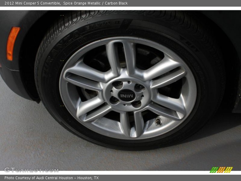 Spice Orange Metallic / Carbon Black 2012 Mini Cooper S Convertible