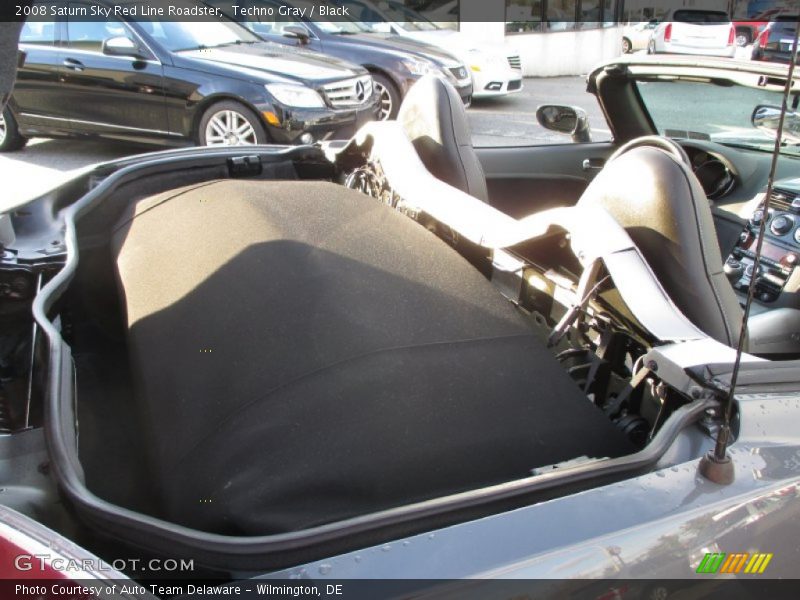 Techno Gray / Black 2008 Saturn Sky Red Line Roadster