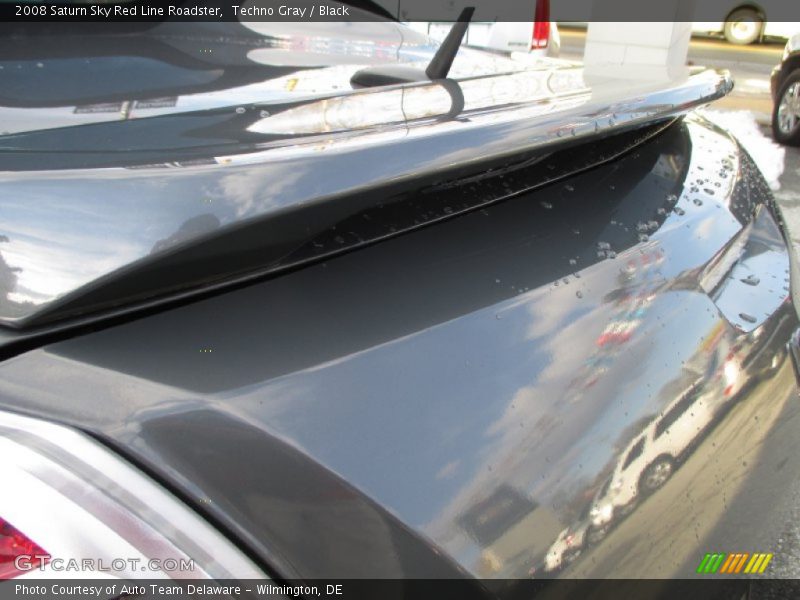 Techno Gray / Black 2008 Saturn Sky Red Line Roadster