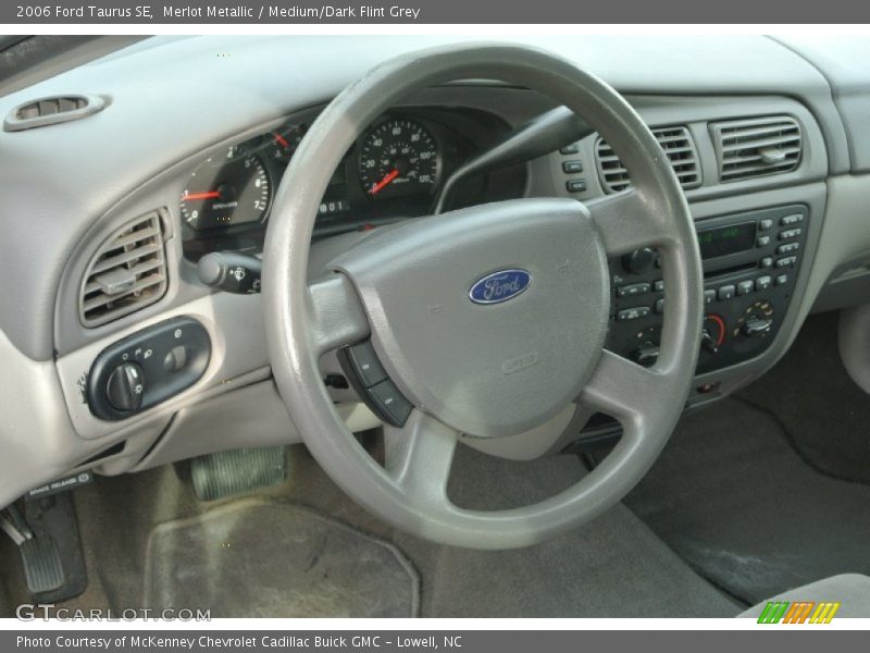 Merlot Metallic / Medium/Dark Flint Grey 2006 Ford Taurus SE