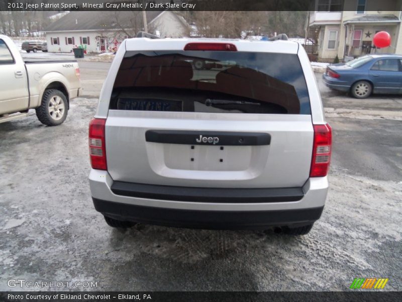 Mineral Gray Metallic / Dark Slate Gray 2012 Jeep Patriot Sport