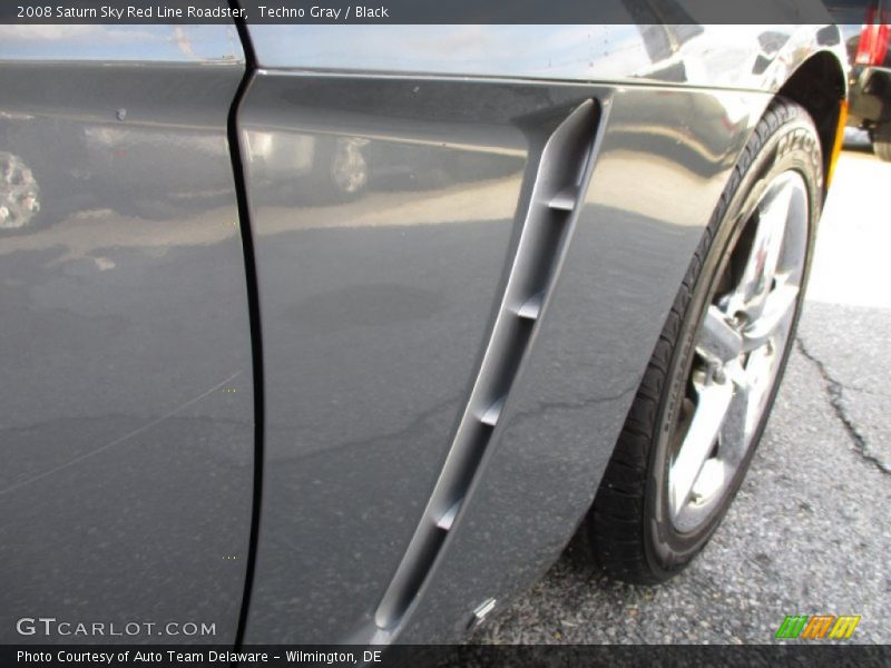 Techno Gray / Black 2008 Saturn Sky Red Line Roadster