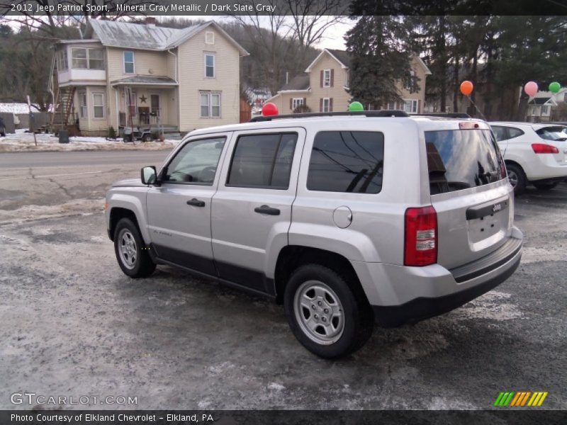 Mineral Gray Metallic / Dark Slate Gray 2012 Jeep Patriot Sport