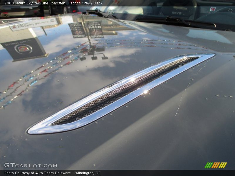 Techno Gray / Black 2008 Saturn Sky Red Line Roadster