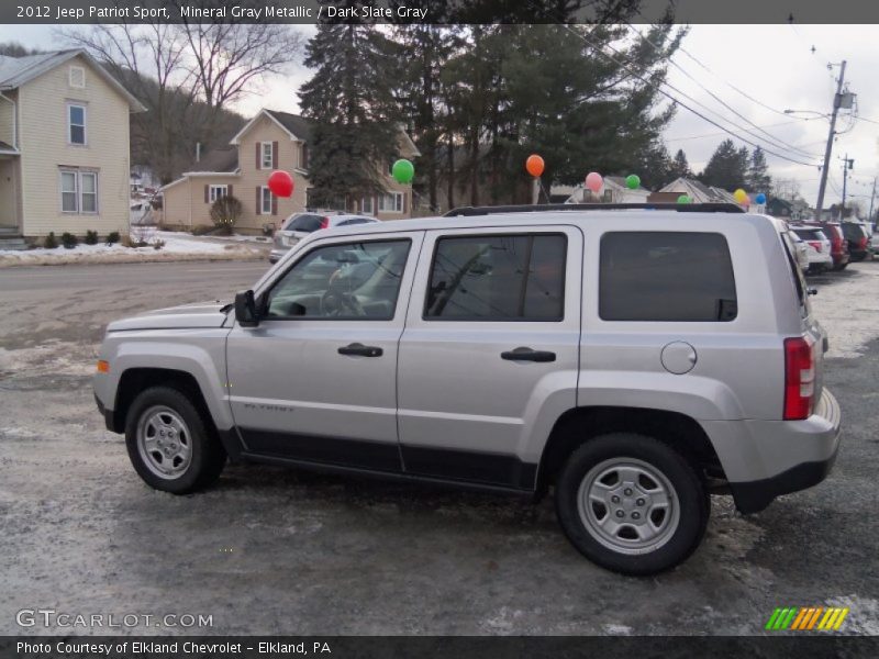 Mineral Gray Metallic / Dark Slate Gray 2012 Jeep Patriot Sport