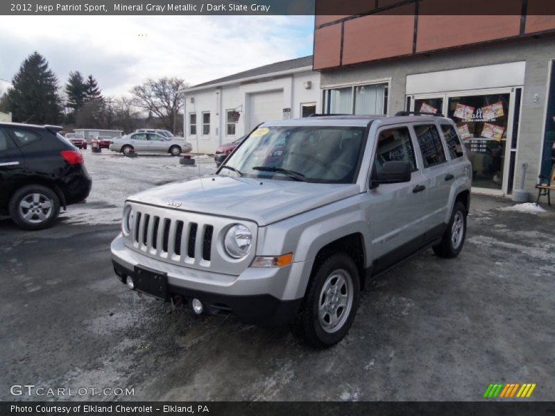 Mineral Gray Metallic / Dark Slate Gray 2012 Jeep Patriot Sport