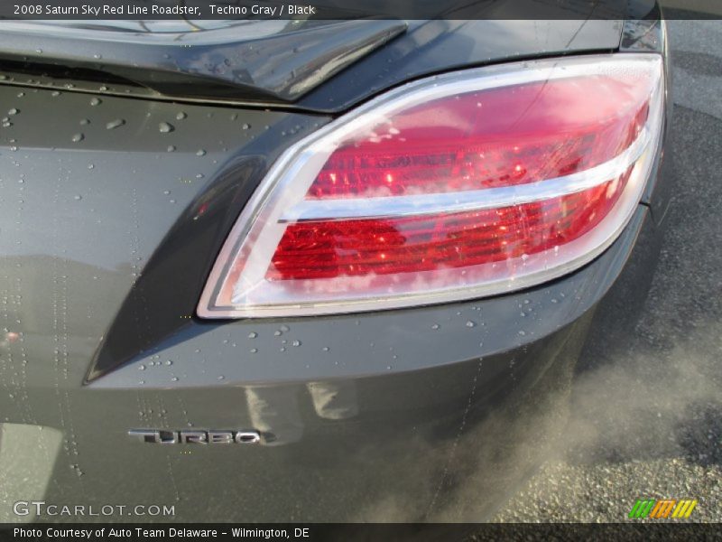 Techno Gray / Black 2008 Saturn Sky Red Line Roadster