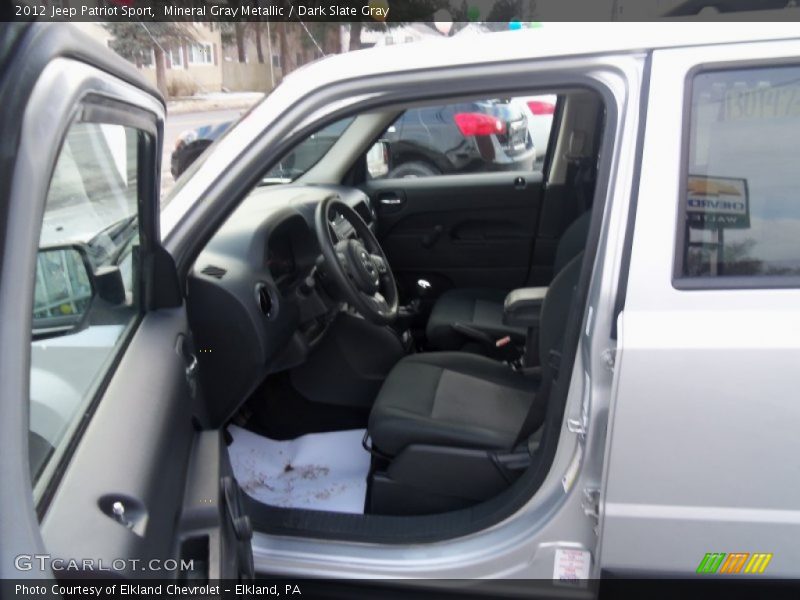 Mineral Gray Metallic / Dark Slate Gray 2012 Jeep Patriot Sport