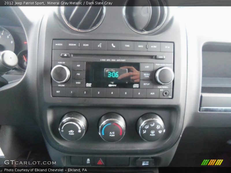 Mineral Gray Metallic / Dark Slate Gray 2012 Jeep Patriot Sport