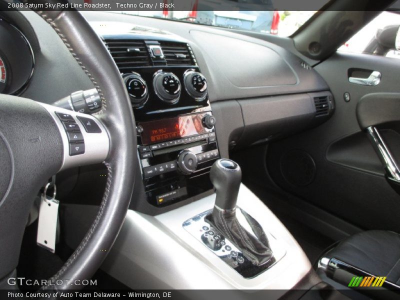 Techno Gray / Black 2008 Saturn Sky Red Line Roadster
