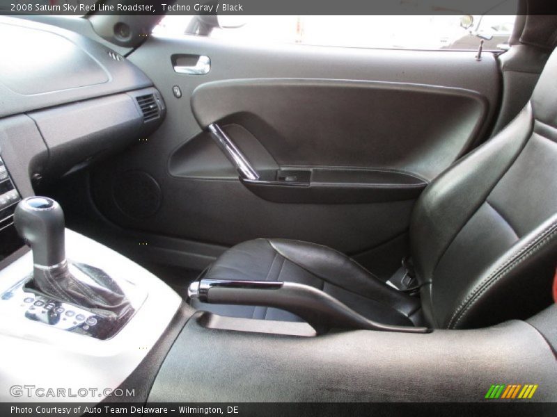 Techno Gray / Black 2008 Saturn Sky Red Line Roadster