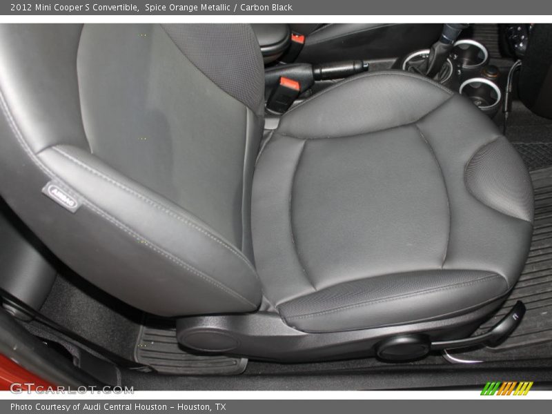 Spice Orange Metallic / Carbon Black 2012 Mini Cooper S Convertible