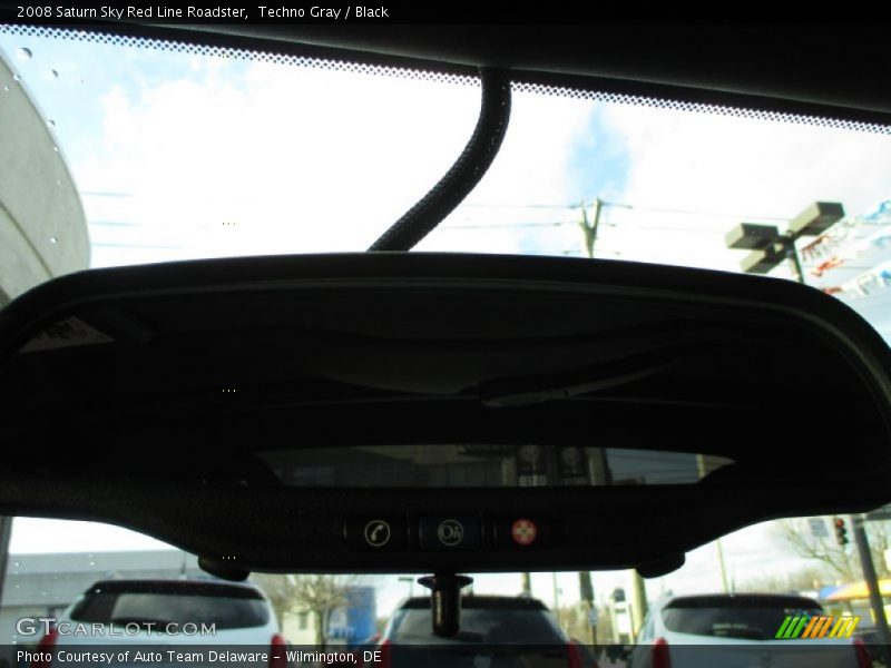 Techno Gray / Black 2008 Saturn Sky Red Line Roadster
