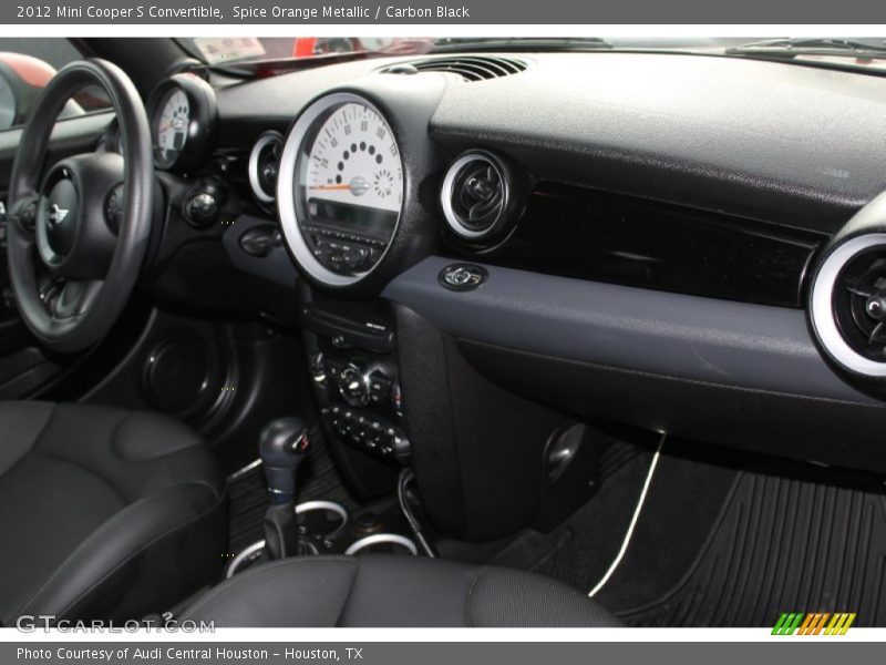 Spice Orange Metallic / Carbon Black 2012 Mini Cooper S Convertible