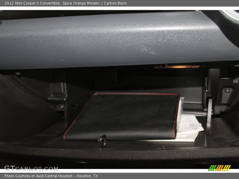 Spice Orange Metallic / Carbon Black 2012 Mini Cooper S Convertible