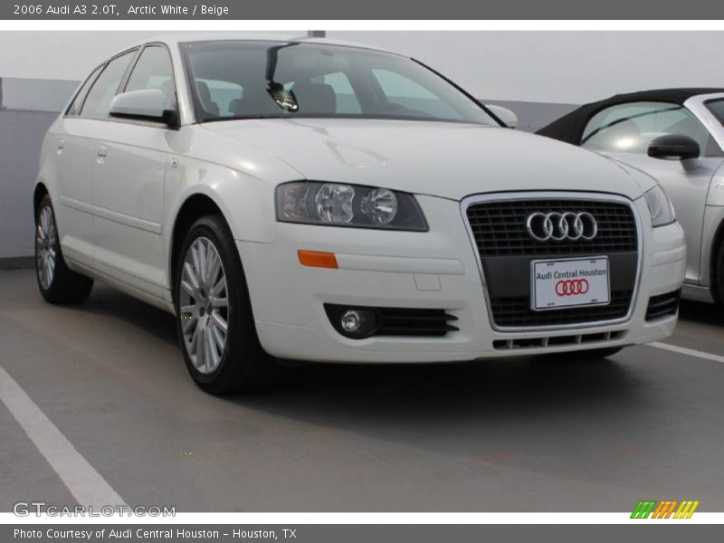 Arctic White / Beige 2006 Audi A3 2.0T