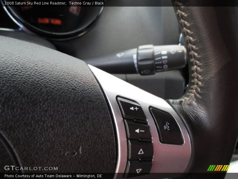 Techno Gray / Black 2008 Saturn Sky Red Line Roadster